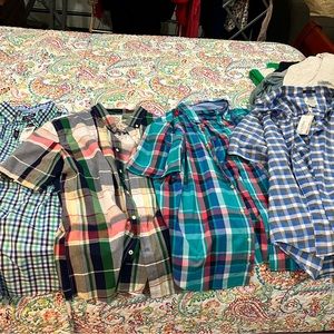 4 Men’s Summer Short Sleeve Shirts - Like New and NWT - Size XL